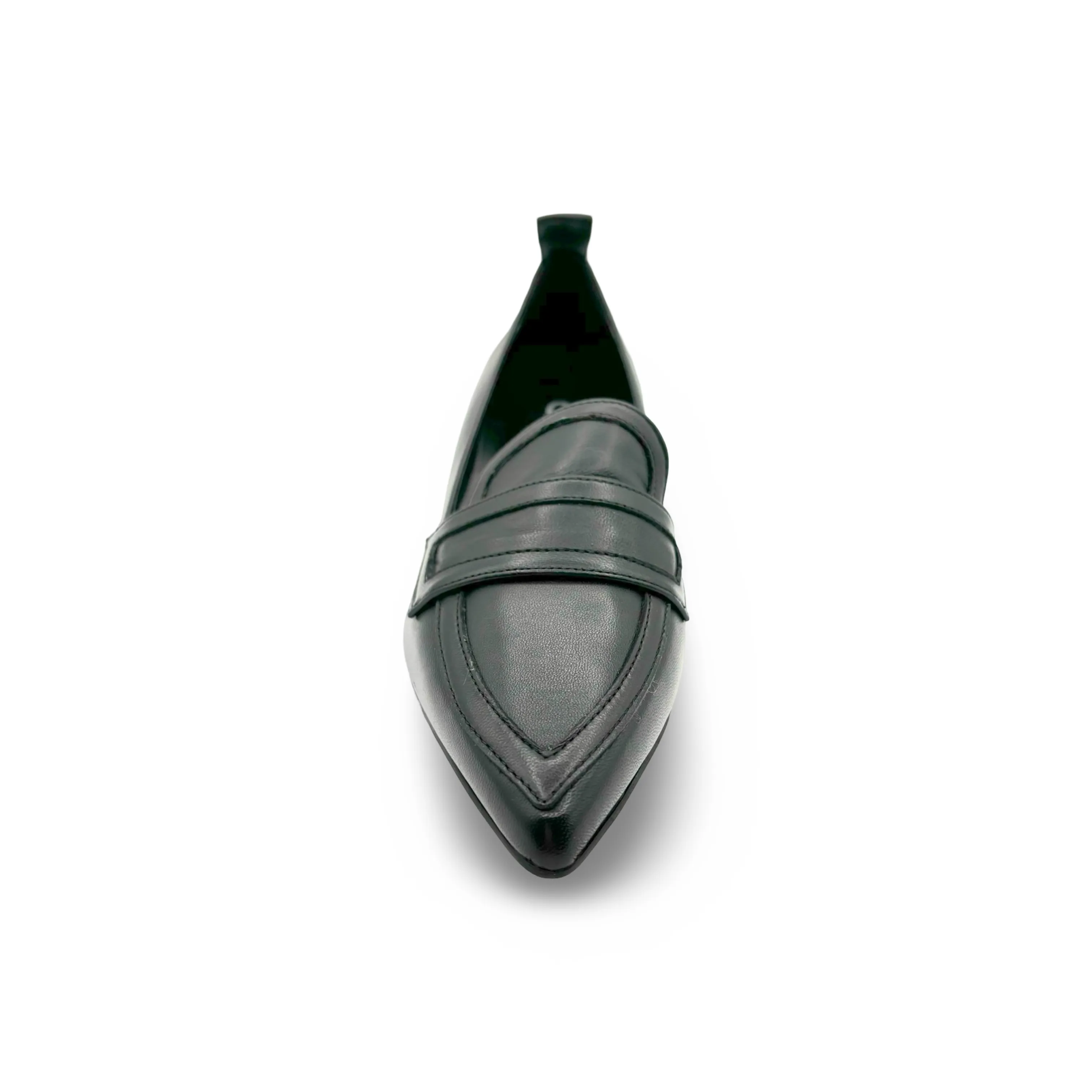 11079 Black Leather Pump