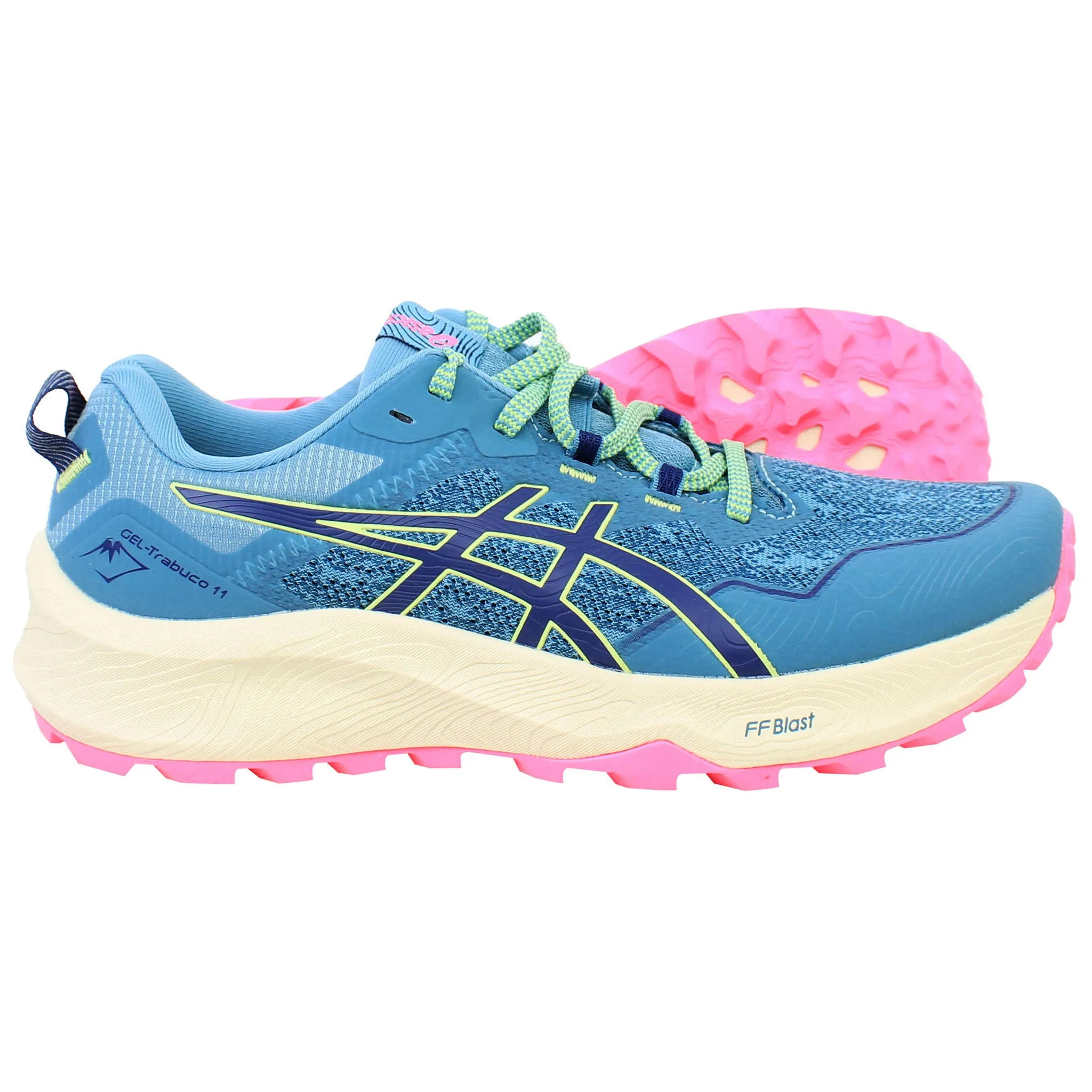 Asics Gel-Trabuco 11 Womens Blue Running Shoes