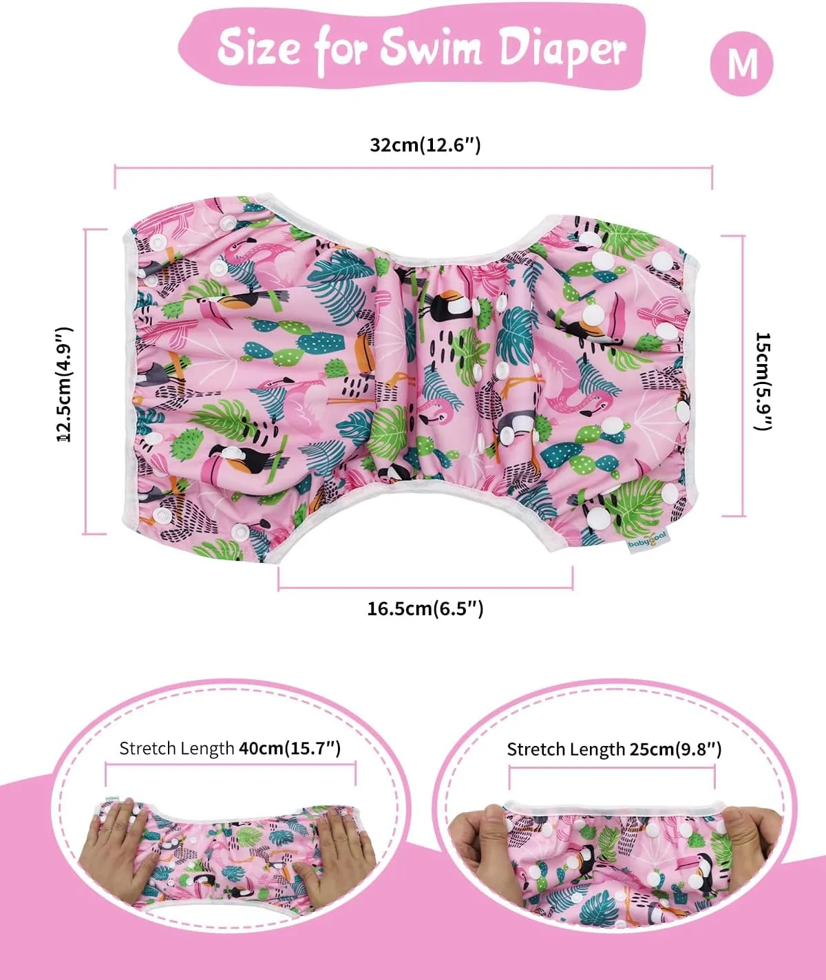 babygoal Baby Swimsuits with Reusable Swim Diaper 2 Piece Bathing Suit UPF 50 Sun Protection for Infant Toddler Boy Girl