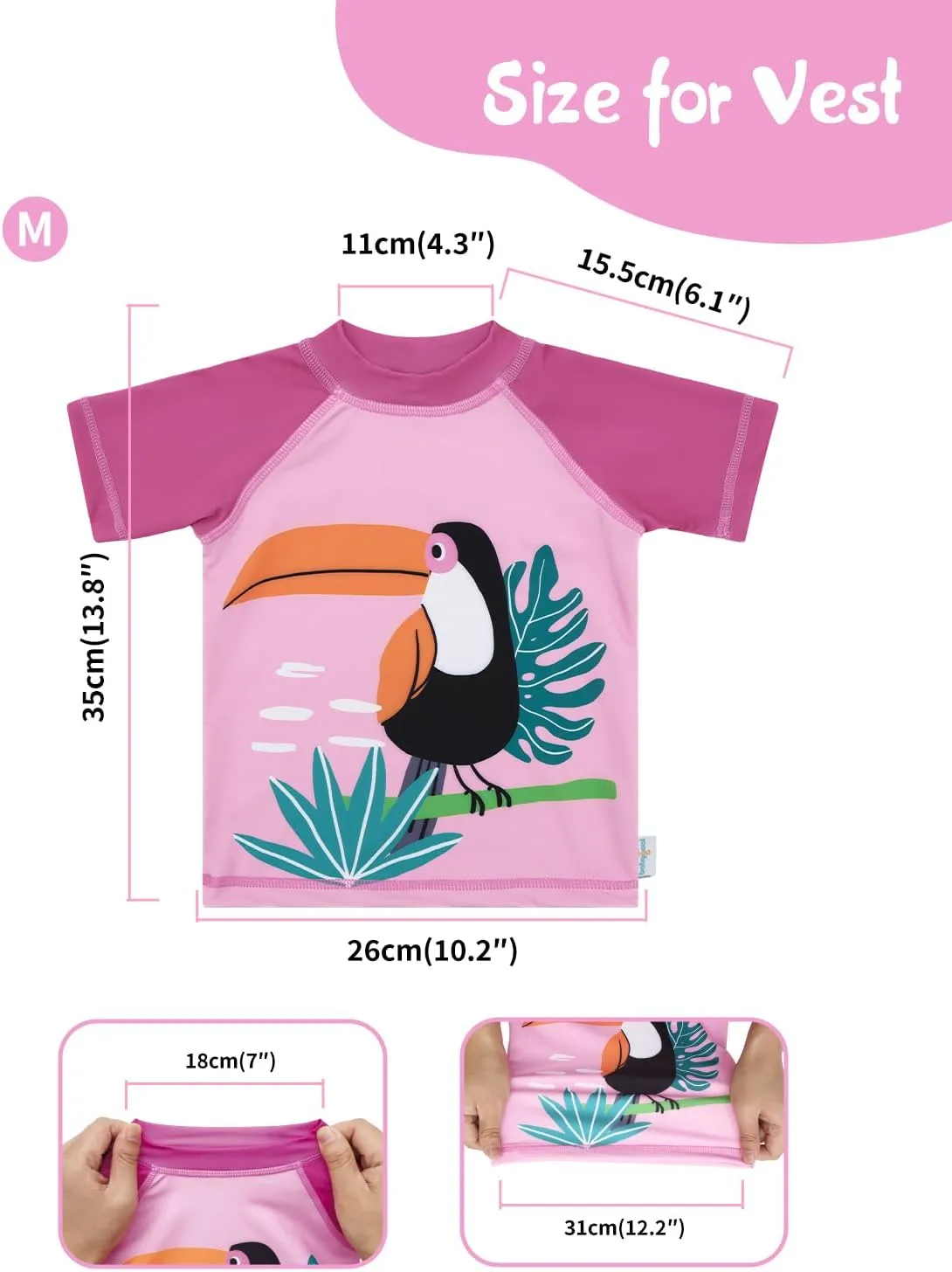 babygoal Baby Swimsuits with Reusable Swim Diaper 2 Piece Bathing Suit UPF 50 Sun Protection for Infant Toddler Boy Girl