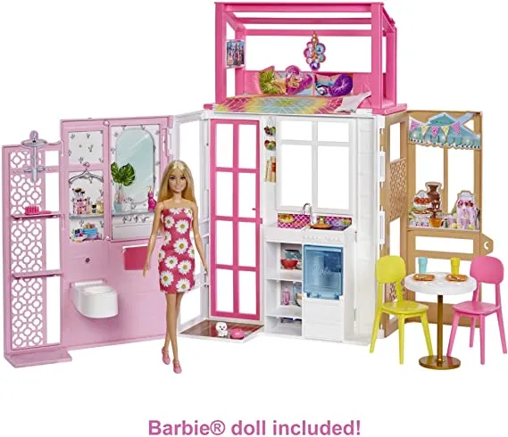 Barbie - House With Doll HCD48