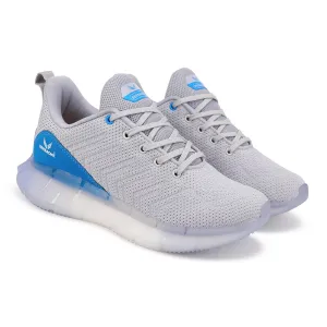 Bersache Lightweight Sports Running Shoes For Men Grey-9022
