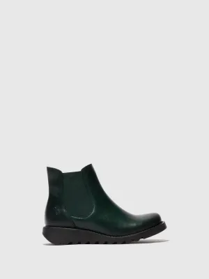 Chelsea Ankle Boots SALV PETROL (PETROL ELASTIC)