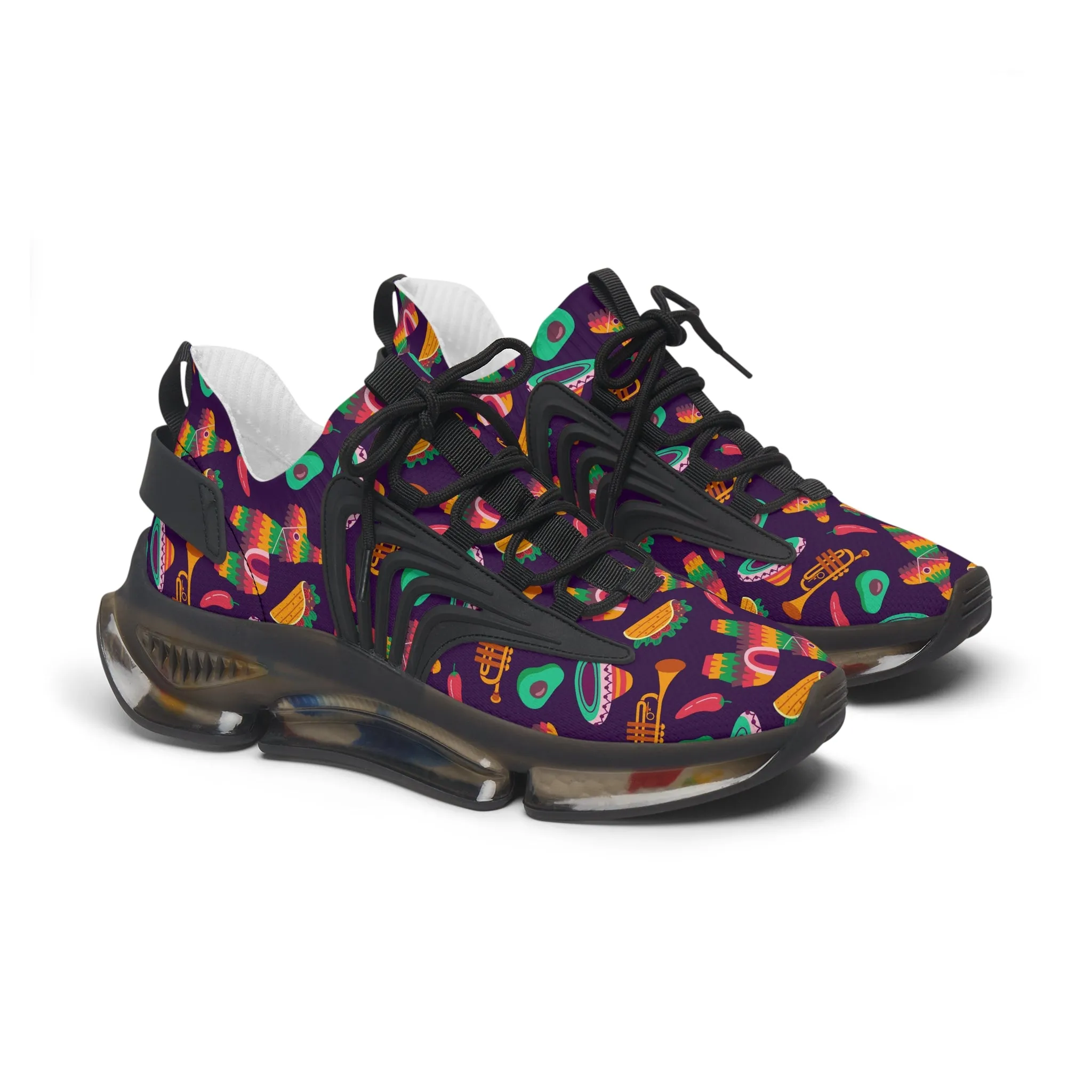 Cinco De Mayo Colorful Pinata Women's Mesh Sneakers