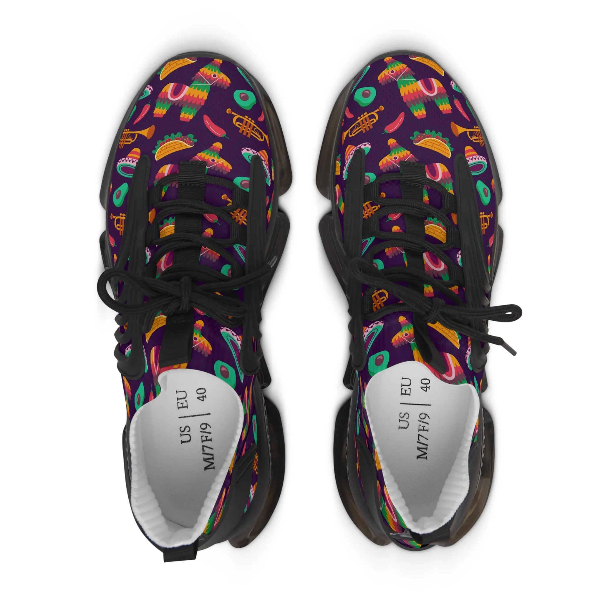 Cinco De Mayo Colorful Pinata Women's Mesh Sneakers