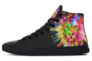 Colorful Lion Splatter