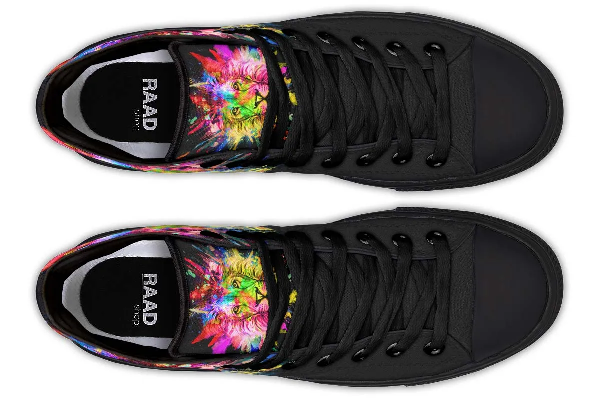 Colorful Lion Splatter