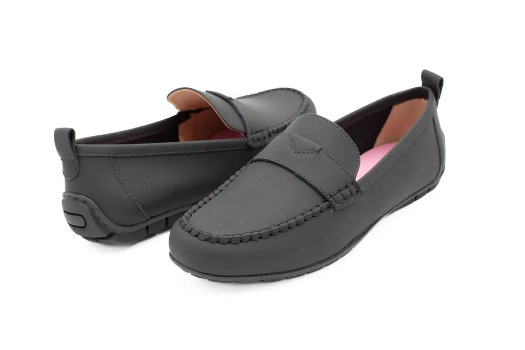 Dora Black Gum Leather