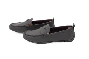 Dora Black Gum Leather