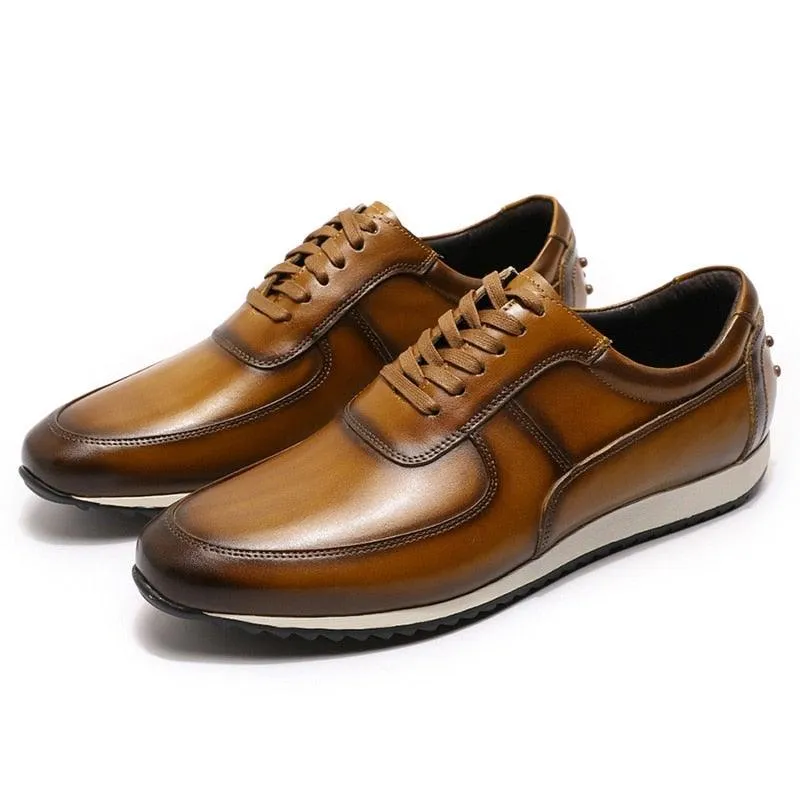 FC Men's Stylish Casual Genuine Leather Shoes
