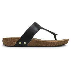 FitFlop Iqushion Leather Women's Toe Post Sandals