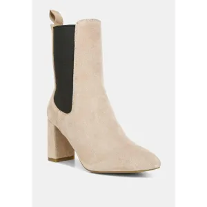 Gaven Suede High Ankle Chelsea Boots