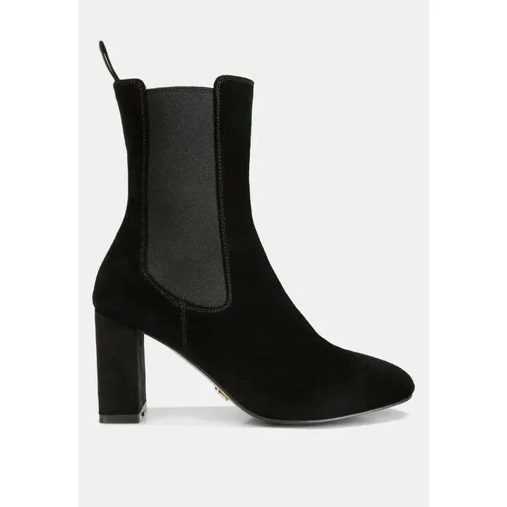 Gaven Suede High Ankle Chelsea Boots