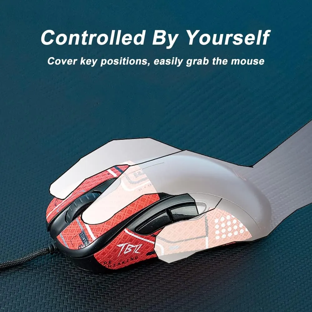 Grip Tape for Razer Viper Minise Mini Signature Edition - Anti-Slip,Enhanced Control, Suck Sweat,Soft Leather,Improves FPS Gaming Grip [Pre-Cut]