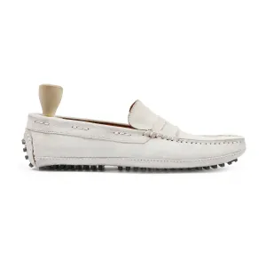 Handmade Custom Suede Leather Driver Mens Loafers
