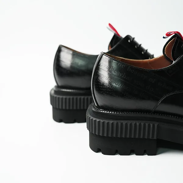 Handmade design thick-soled derby shoes 202705A