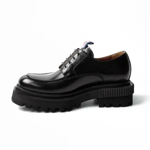 Handmade design thick-soled derby shoes 202705A