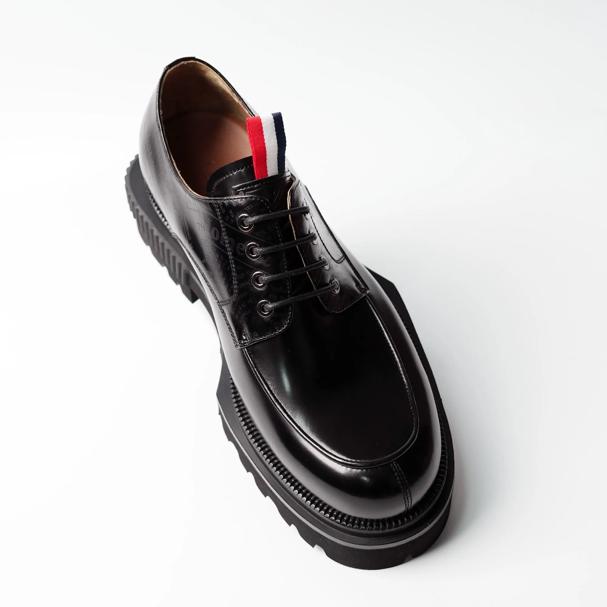 Handmade design thick-soled derby shoes 202705A