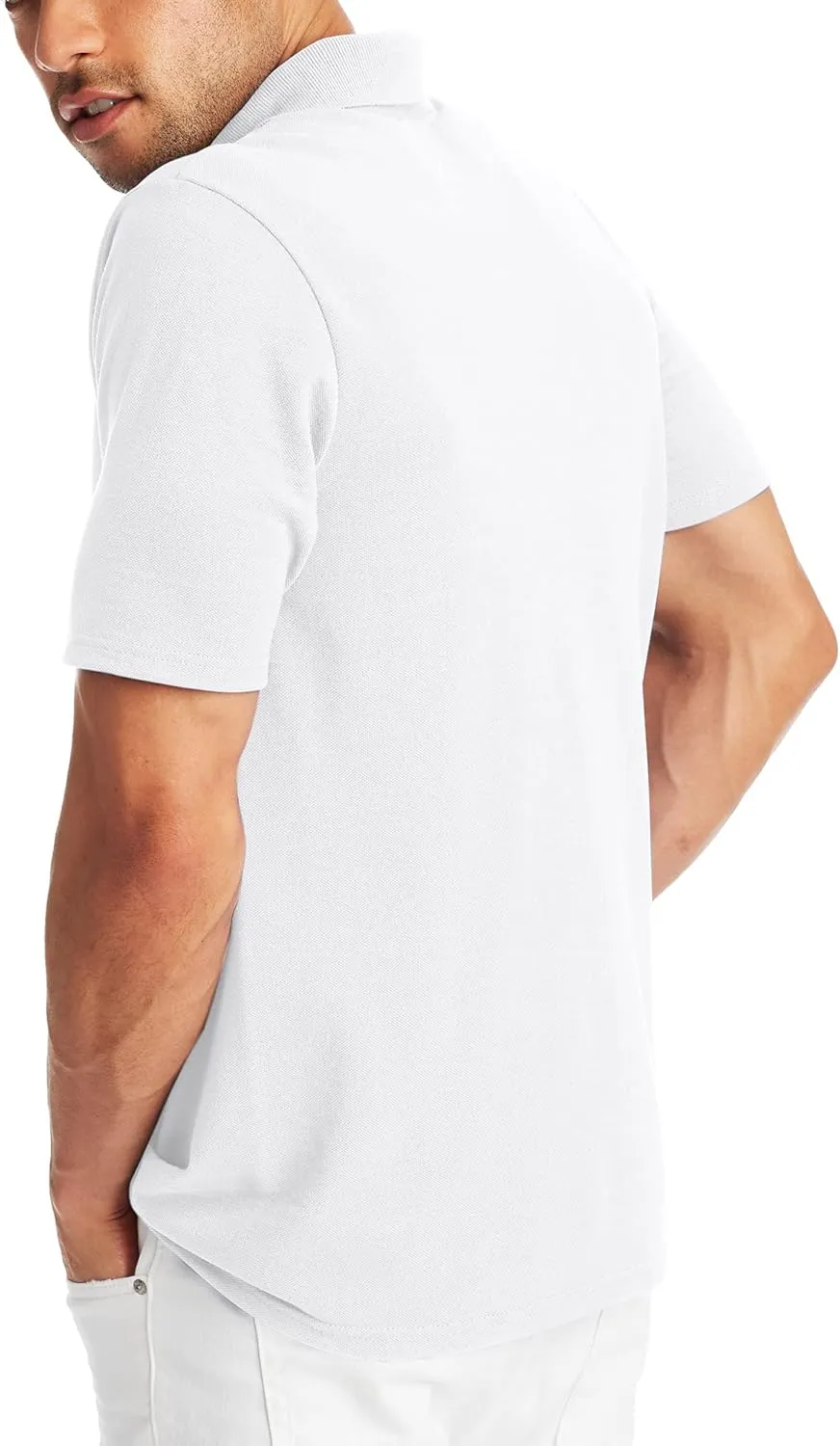 Hanes Men??s X-Temp Short Sleeve Polo Shirt, Midweight Men's Shirt