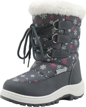 Insulated Fur Winter Snow Boots for Little Kids - Size 1 Warm & Stylish