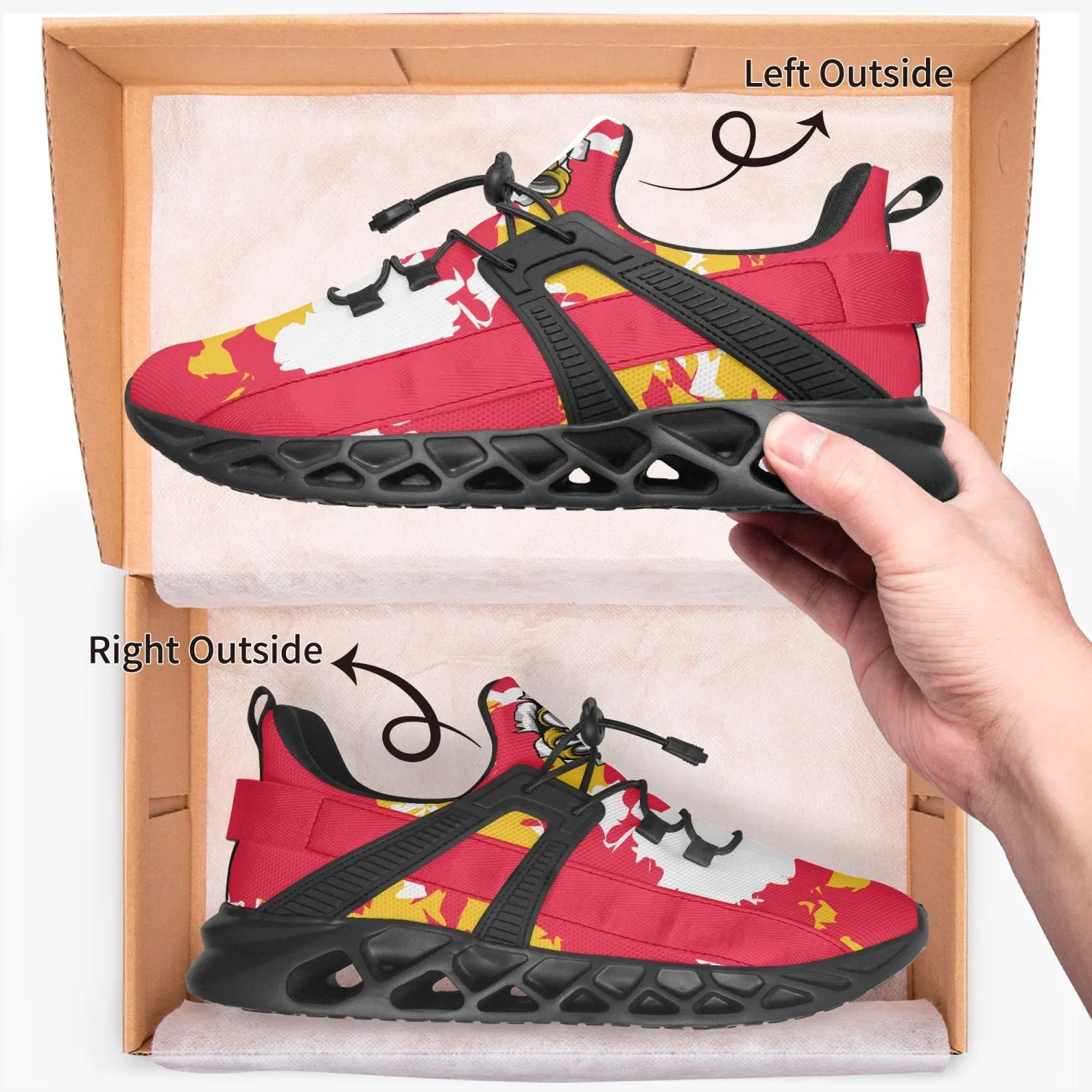Kicxs KC Camo Mesh Running Shoes