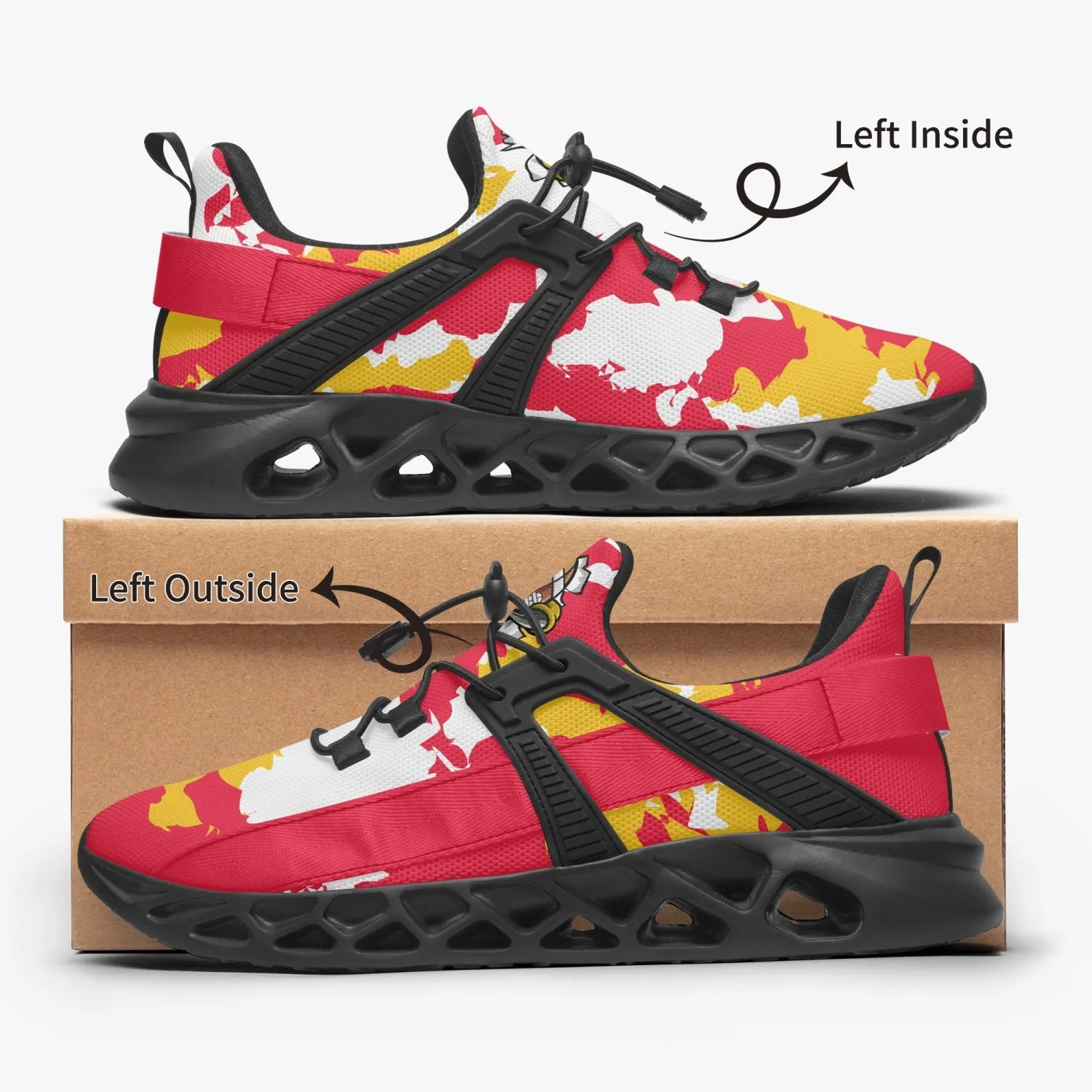 Kicxs KC Camo Mesh Running Shoes