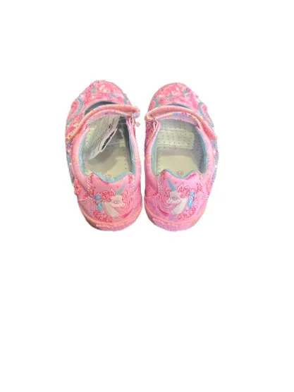 Lelli Kelly pink fantasy canvas shoes