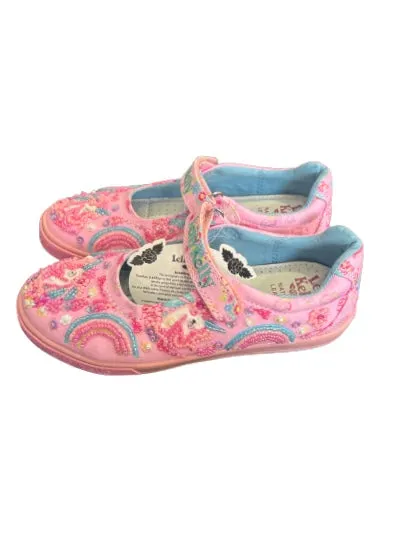Lelli Kelly pink fantasy canvas shoes