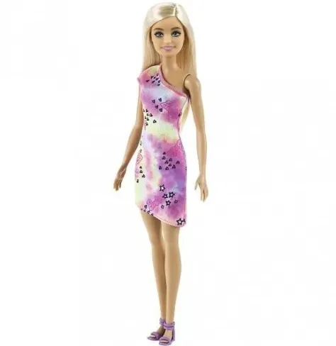 Mattel Blonde Barbie with Tie Dye Dress
