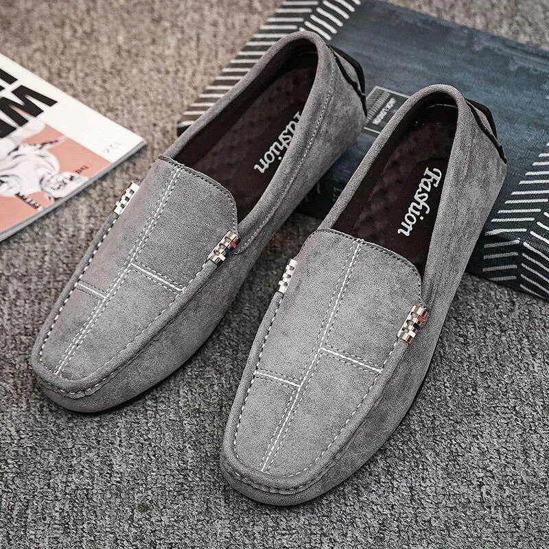 Men's Soft Comfortable Flock Loafers