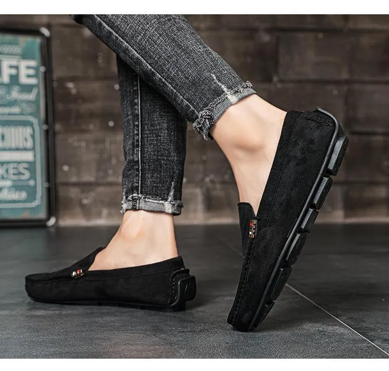 Men's Soft Comfortable Flock Loafers
