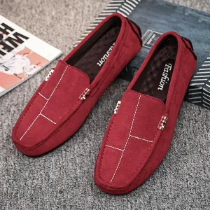 Men's Soft Comfortable Flock Loafers Men's Soft Comfortable Flock Loafers