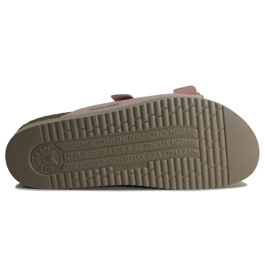 Mephisto Harmony Full Grain Leather Women's Slide Sandals