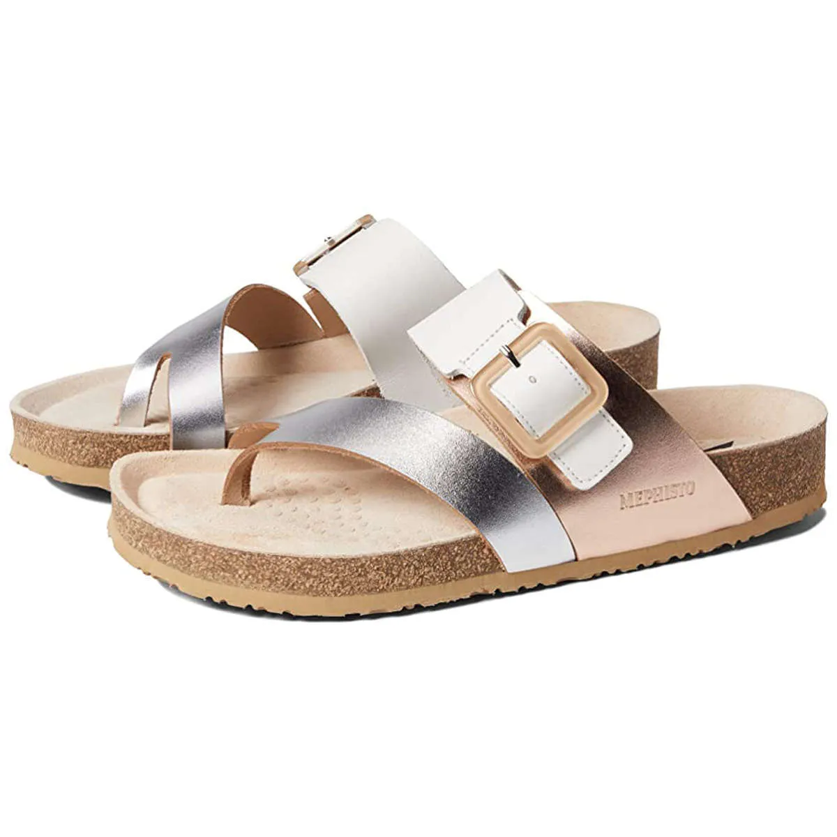 Mephisto Madeline Full Grain Leather Women's Slide Sandals