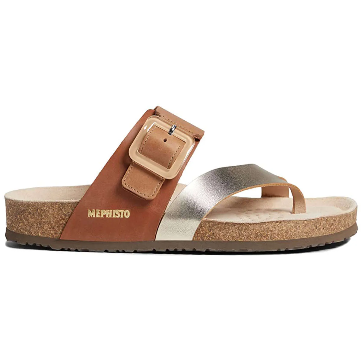 Mephisto Madeline Full Grain Leather Women's Slide Sandals