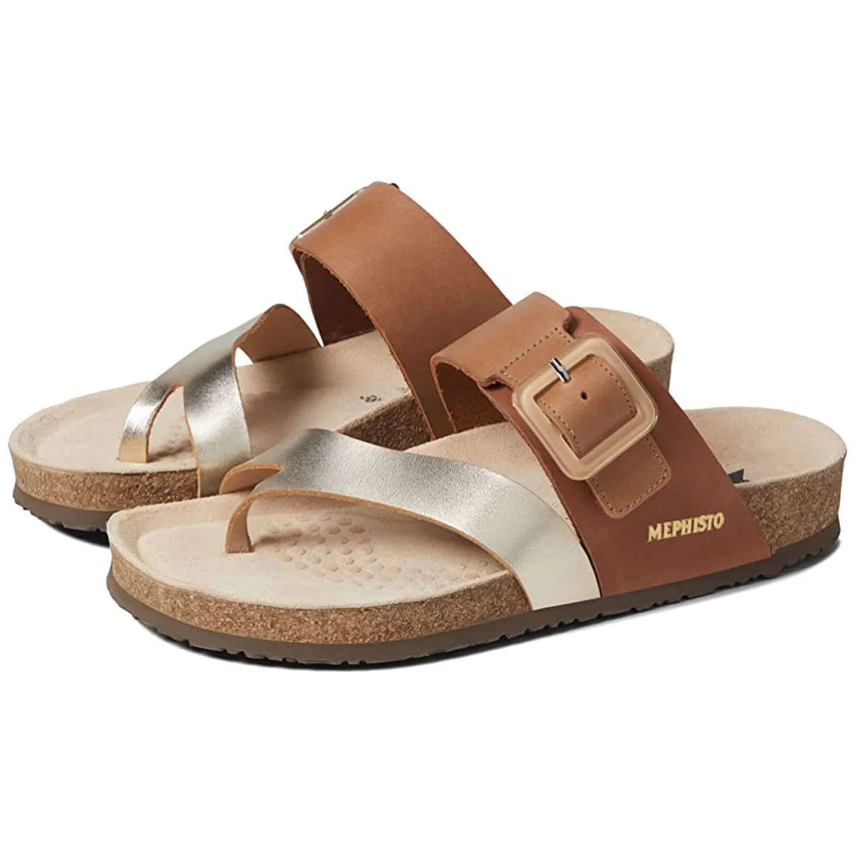 Mephisto Madeline Full Grain Leather Women's Slide Sandals