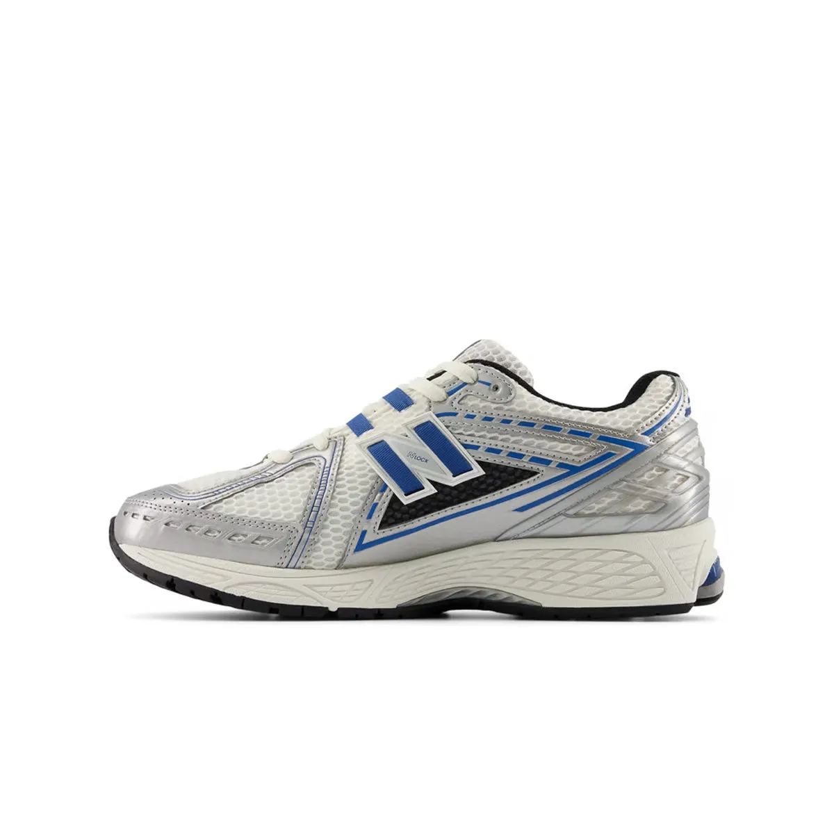 New Balance Mens 1906R Running Sneakers M1906REB Silver Metallic/Blue Agate/Sea Salt