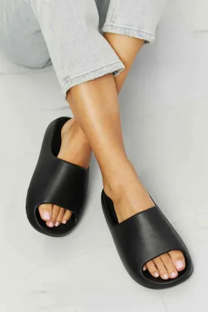 NOOK JOI In My Comfort Zone Slides in Black NOOK JOI In My Comfort Zone Slides in Black