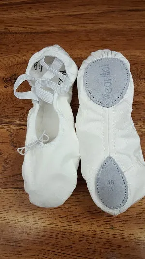 Nutcracker -- Canvas Split Sole Ballet -- White