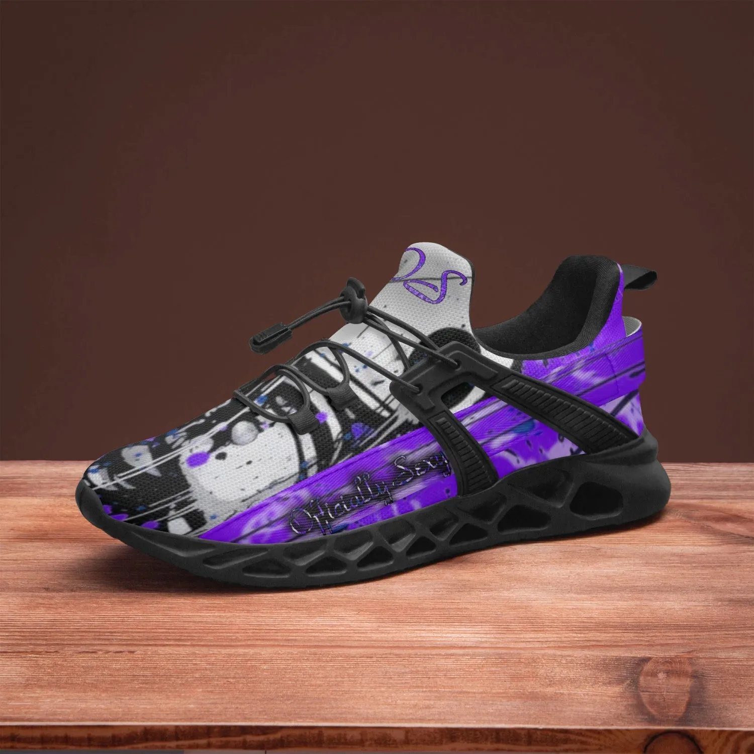 Officially Sexy Dark Purple Creepy Boy Collection Unisex Mesh Running Shoes