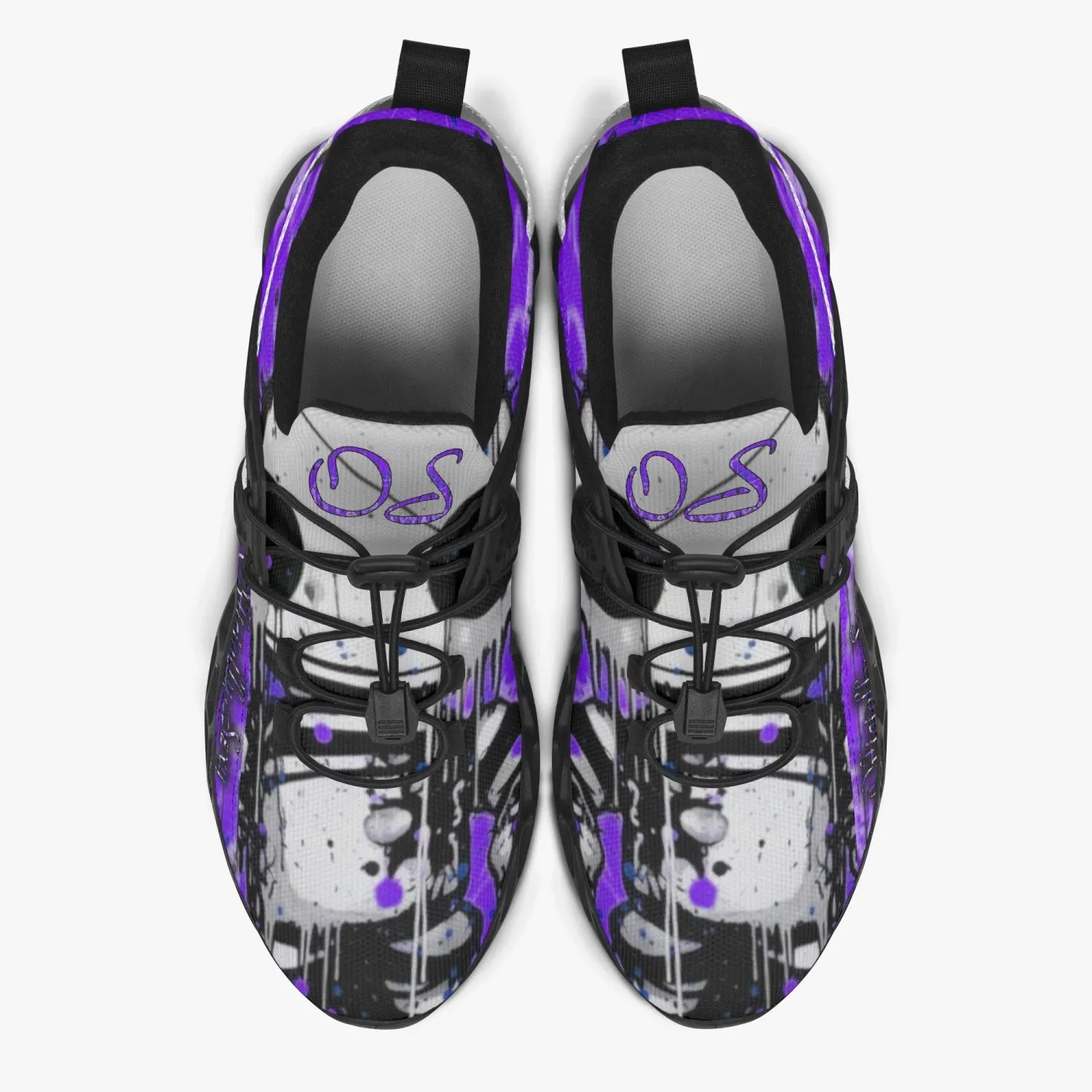 Officially Sexy Dark Purple Creepy Boy Collection Unisex Mesh Running Shoes