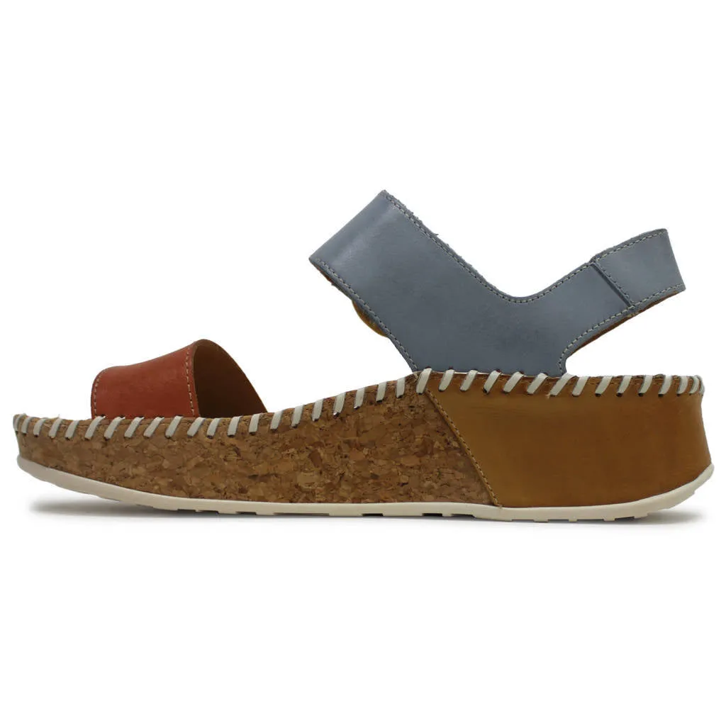 Pikolinos Marina Leather Women's Slingbacks Wedge Sandals