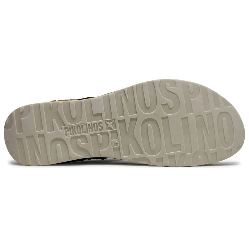 Pikolinos Marina Leather Women's Slingbacks Wedge Sandals