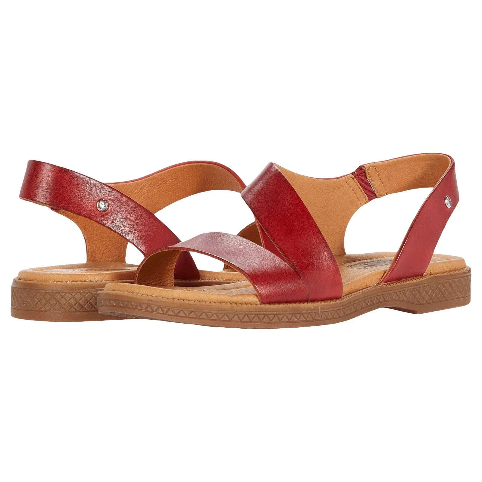 Pikolinos Moraira Calfskin Leather Women's Flat Strappy Sandals