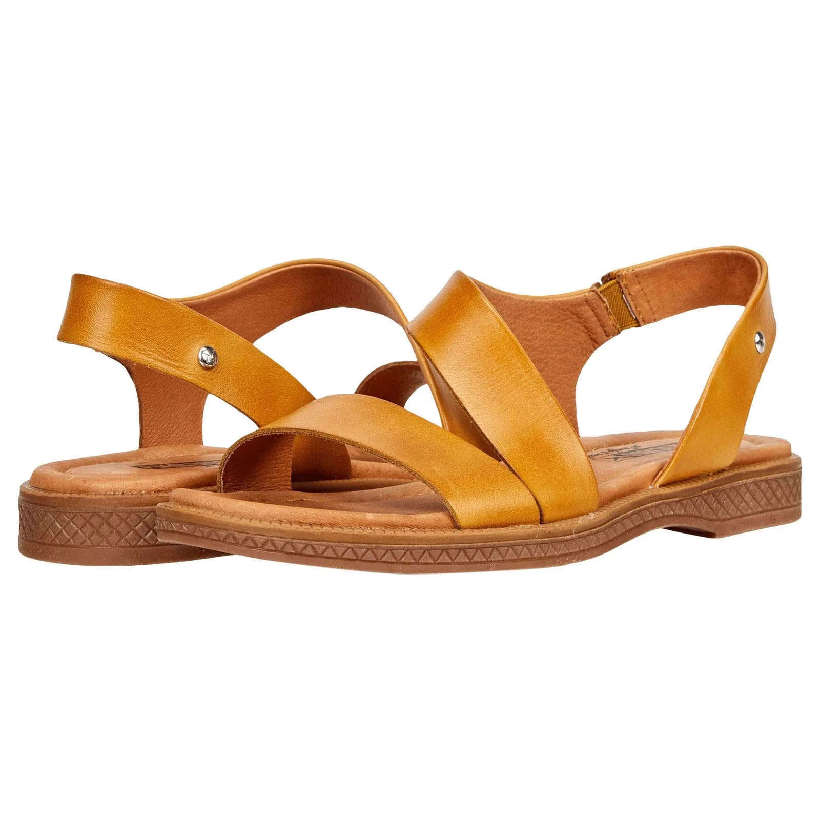 Pikolinos Moraira Calfskin Leather Women's Flat Strappy Sandals