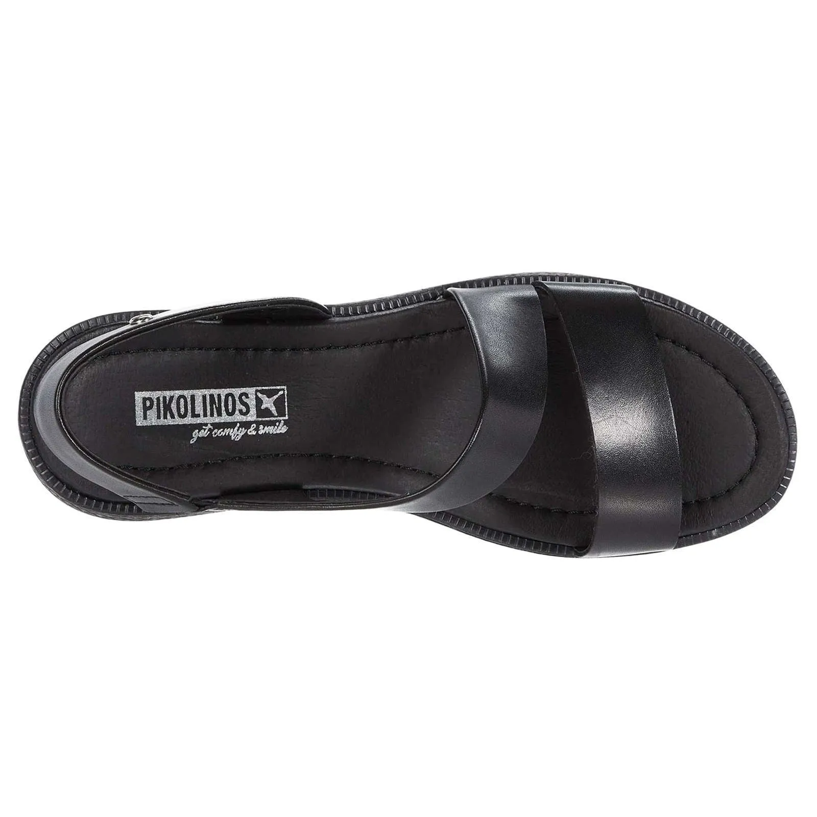 Pikolinos Moraira Calfskin Leather Women's Flat Strappy Sandals