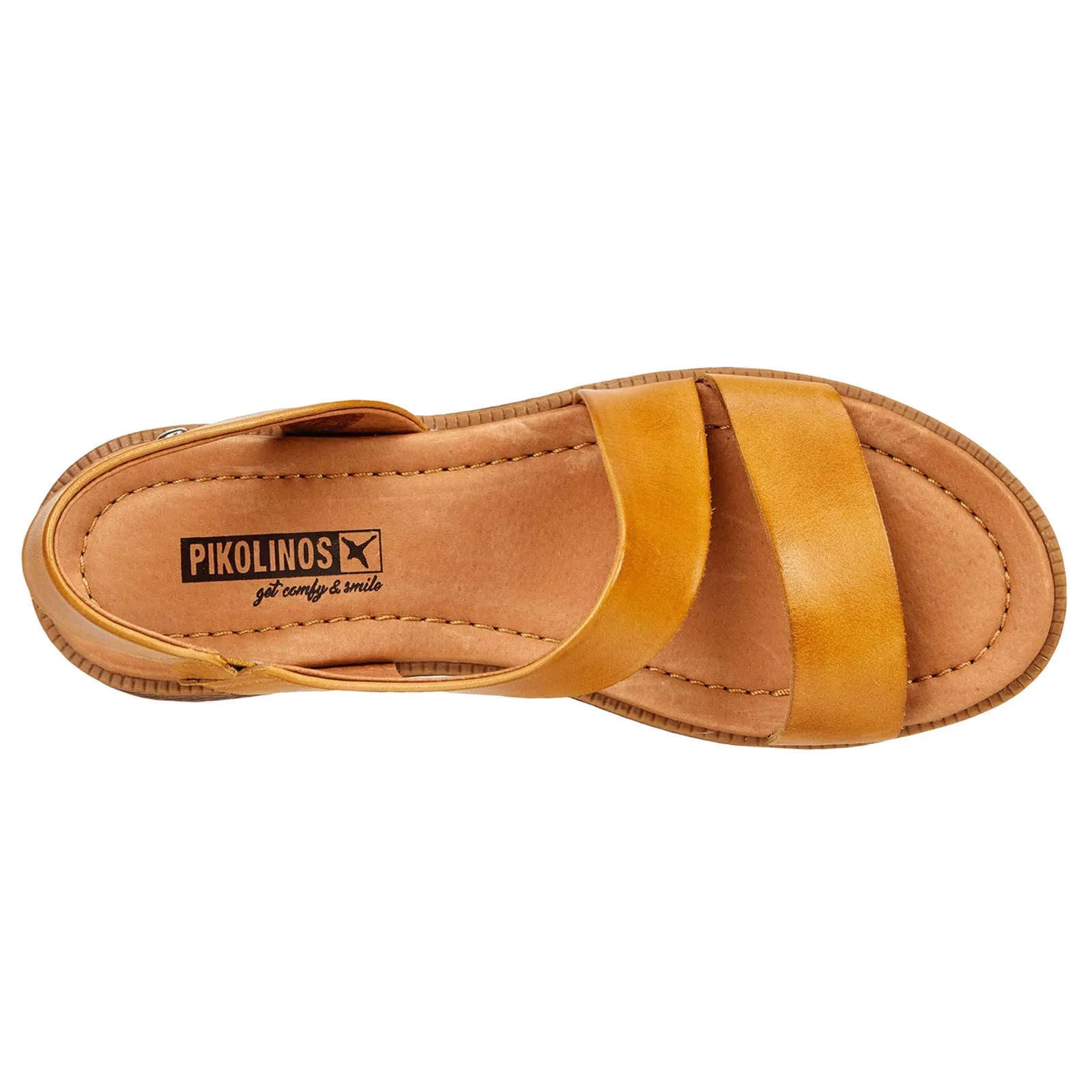 Pikolinos Moraira Calfskin Leather Women's Flat Strappy Sandals