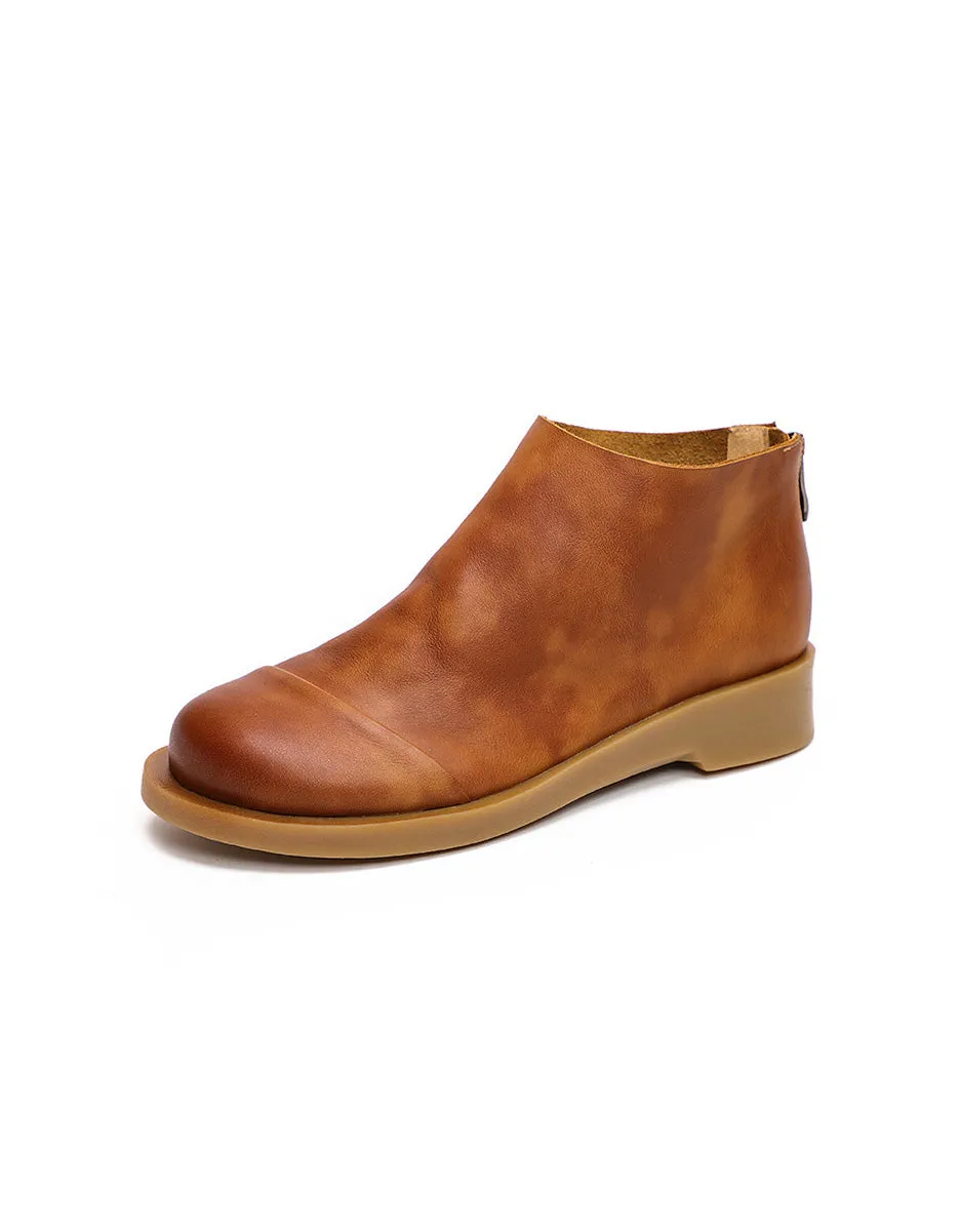 Real Leather Comfortable Retro Chelsea Boots