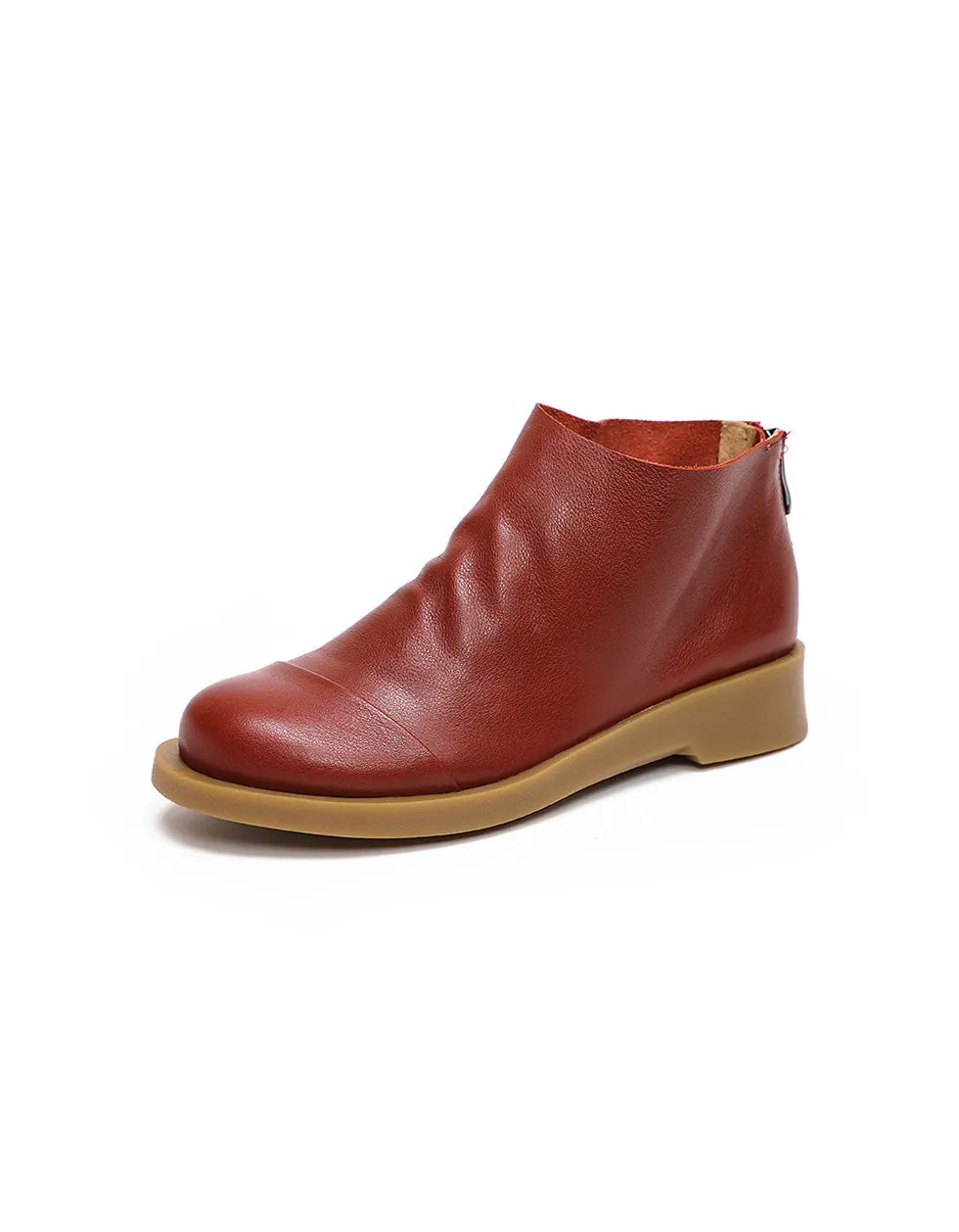 Real Leather Comfortable Retro Chelsea Boots
