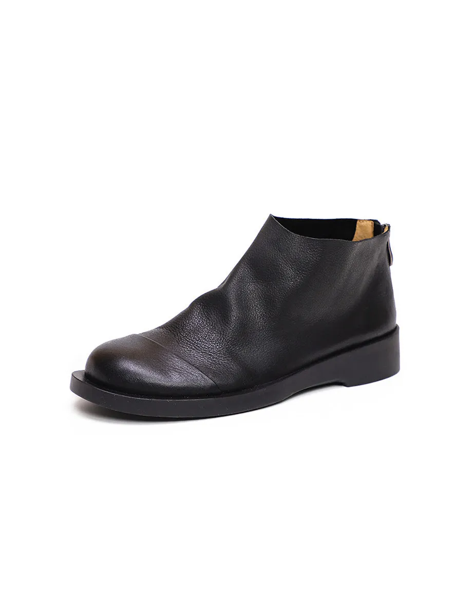 Real Leather Comfortable Retro Chelsea Boots